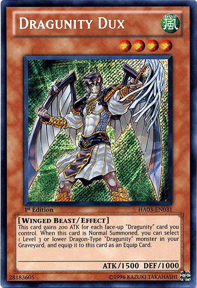 Dragunity Dux - HA03-EN031 - Secret Rare - 1st Edition available at 401 Games Canada