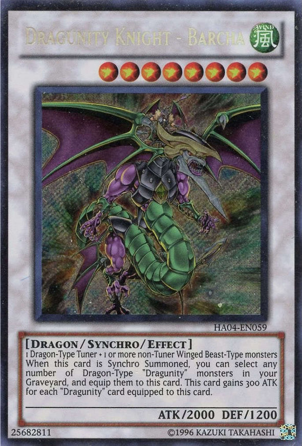 Dragunity Knight - Barcha - HA04-EN059 - Secret Rare - Unlimited available at 401 Games Canada