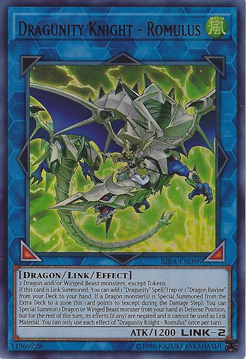 Dragunity Knight - Romulus - RIRA-EN098 - Ultra Rare - Unlimited available at 401 Games Canada