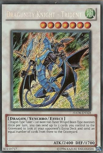 Dragunity Knight - Trident - HA04-EN028 - Secret Rare - Unlimited available at 401 Games Canada