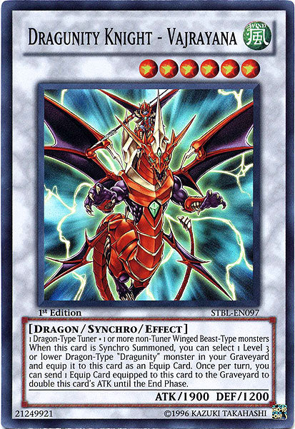 Dragunity Knight - Vajrayana - STBL-EN097 - Super Rare - 1st Edition available at 401 Games Canada