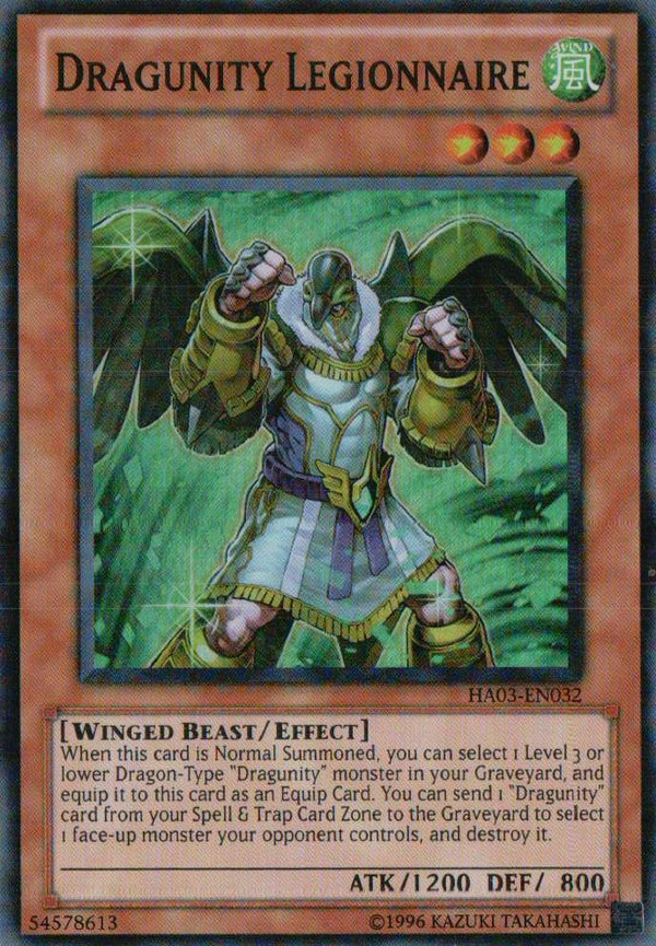 Dragunity Legionnaire - HA03-EN032 - Super Rare - Unlimited available at 401 Games Canada
