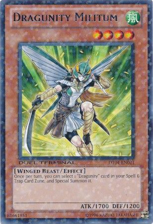 Dragunity Militum - DT04-EN021 - Rare Parallel Rare available at 401 Games Canada