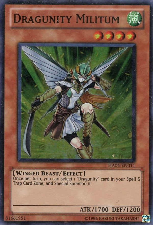 Dragunity Militum - HA04-EN011 - Super Rare - Unlimited available at 401 Games Canada