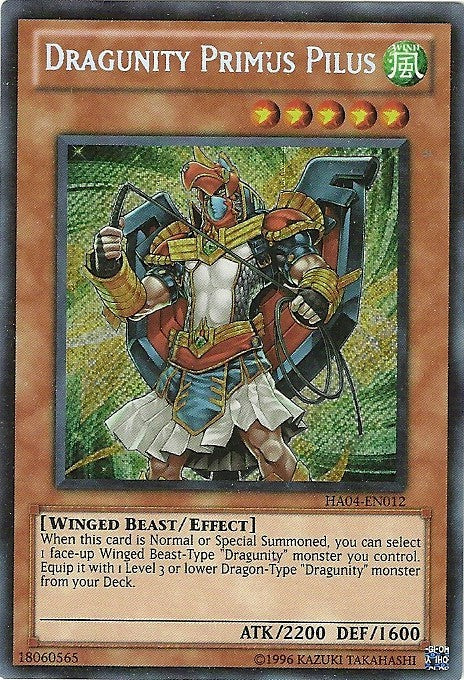 Dragunity Primus Pilus - HA04-EN012 - Secret Rare - Unlimited available at 401 Games Canada