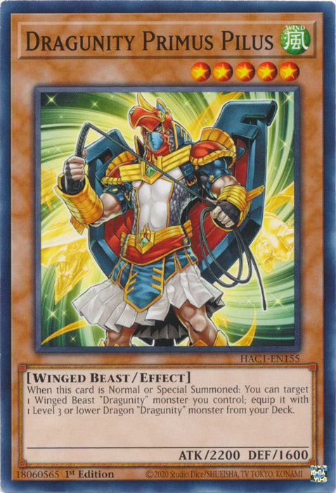 Dragunity Primus Pilus - HAC1-EN155 - Common available at 401 Games Canada