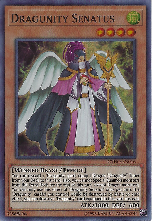 Dragunity Senatus - CYHO-EN016 - Super Rare - Unlimited available at 401 Games Canada