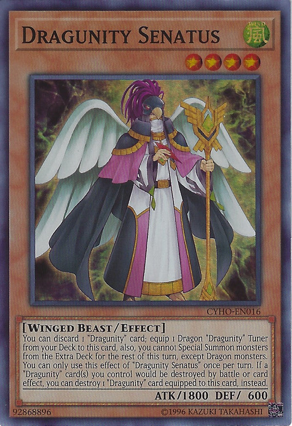 Dragunity Senatus - CYHO-EN016 - Super Rare - Unlimited available at 401 Games Canada