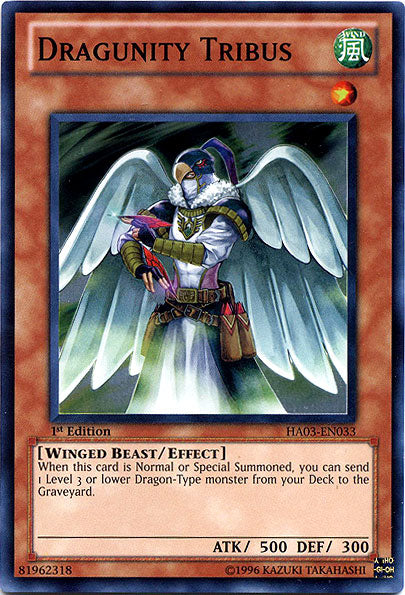 Dragunity Tribus - HA03-EN033 - Super Rare - 1st Edition available at 401 Games Canada