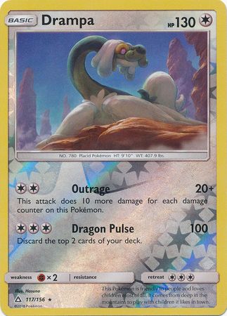 Drampa - 117/156 - Holo Rare - Reverse Holo available at 401 Games Canada