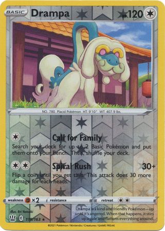 Drampa - 119/163 - Rare - Reverse Holo available at 401 Games Canada