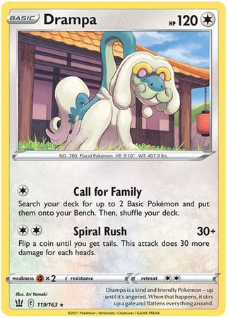 Drampa - 119/163 - Rare available at 401 Games Canada