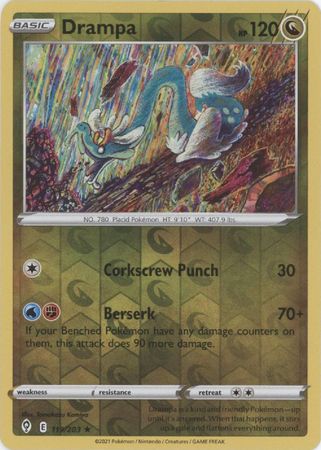 Drampa - 119/203 - Rare - Reverse Holo available at 401 Games Canada