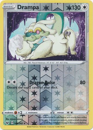 Drampa - 149/202 - Rare - Reverse Holo available at 401 Games Canada