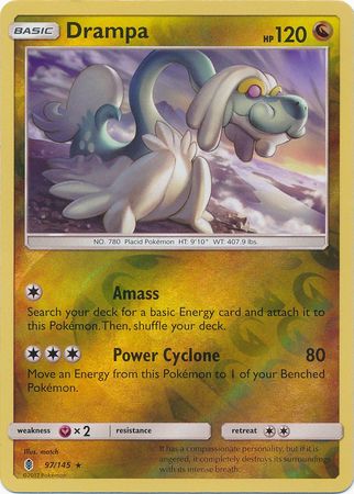 Drampa - 97/145 - Holo Rare - Reverse Holo available at 401 Games Canada