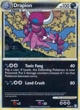 Drapion - 4/102 - Holo Rare available at 401 Games Canada