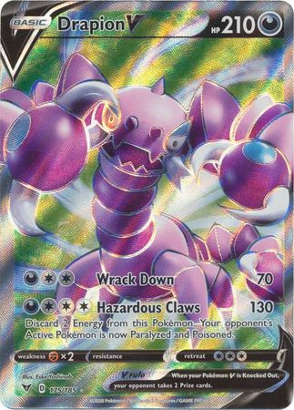 Drapion V - 175/185 - Full Art Ultra Rare available at 401 Games Canada