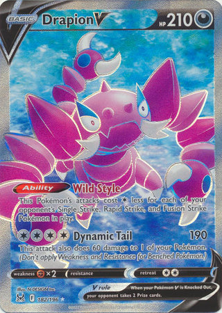 Drapion V - 182/196 - Full Art Ultra Rare available at 401 Games Canada