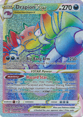 Drapion VSTAR - 200/196 - Hyper Rare available at 401 Games Canada