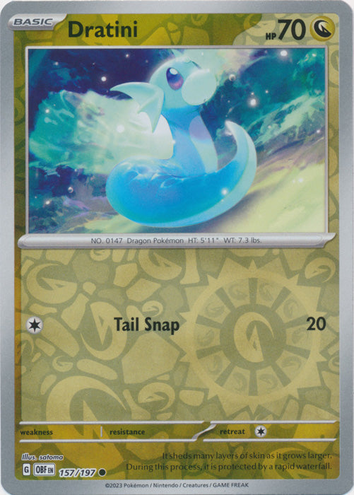 Dratini - 157/197 - Common - Reverse Holo available at 401 Games Canada