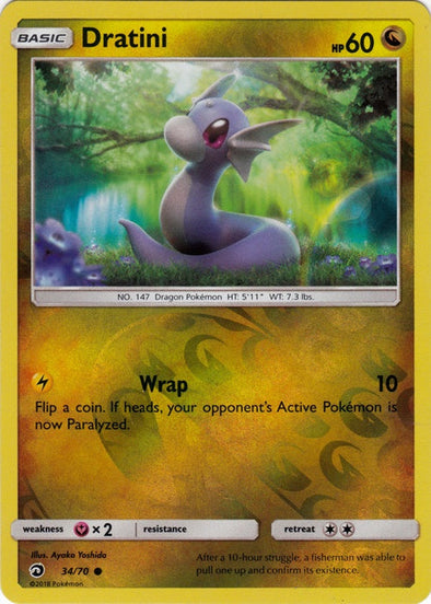 Dratini - 34/70 - Common - Reverse Holo available at 401 Games Canada