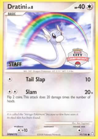 Dratini - 91/146 - Promo (Staff City Championships 2008-09) available at 401 Games Canada