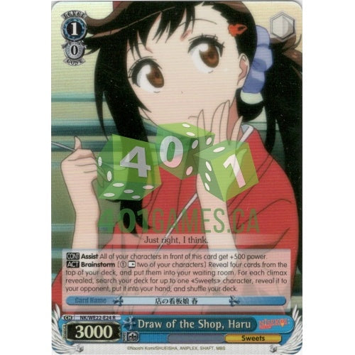 Draw of the Shop, Haru - NK-WE22-E24 - Rare (Parallel Foil) available at 401 Games Canada