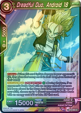 Dreadful Duo, Android 18 - BT3-065 - Common (Foil) available at 401 Games Canada