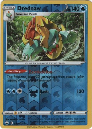 Drednaw - 027/072 - Rare - Reverse Holo available at 401 Games Canada