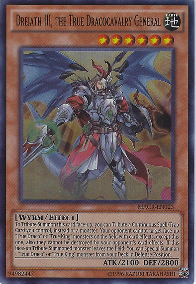 Dreiath III, the True Dracocavalry General - MACR-EN023 - Ultra Rare - Unlimited available at 401 Games Canada