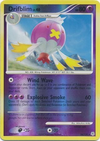 Drifblim - 24/130 - Rare - Reverse Holo available at 401 Games Canada