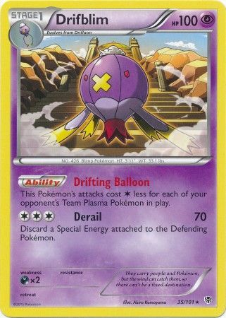 Drifblim - 35/101 - Rare available at 401 Games Canada