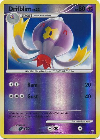 Drifblim - 57/147 - Uncommon - Reverse Holo available at 401 Games Canada