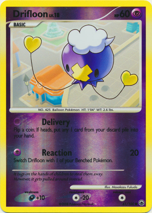 Drifloon - 61/100 - Common - Reverse Holo available at 401 Games Canada