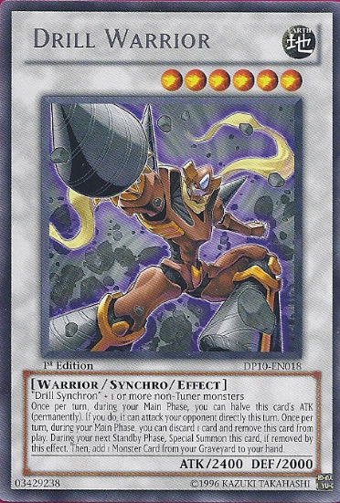Drill Warrior - DP10-EN018 - Rare - 1st Edition available at 401 Games Canada
