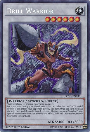 Drill Warrior - LC5D-EN038 - Secret Rare - 1st Edition available at 401 Games Canada