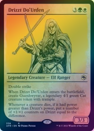 401 Games Canada - Drizzt Do'Urden - Rulebook Showcase (AFR) (Foil) 401 Games Canada - Drizzt Do'Urden - Rulebook Showcase (AFR) (Foil)