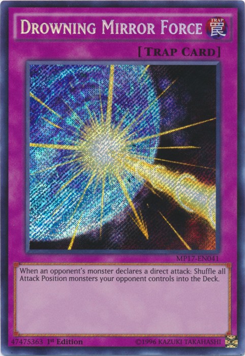 Drowning Mirror Force - MP17-EN041 - Secret Rare - 1st Edition available at 401 Games Canada