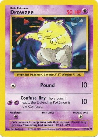 Drowzee - 49/102 - Common - Unlimited available at 401 Games Canada