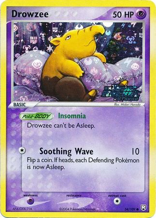 Drowzee - 54/109 - Common - Reverse Holo available at 401 Games Canada