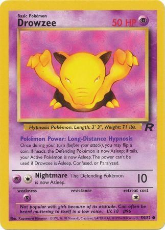 Drowzee - 54/82 - Common - Unlimited available at 401 Games Canada