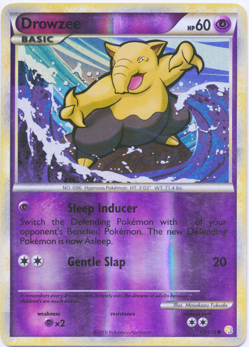 Drowzee - 62/123 - Common - Reverse Holo available at 401 Games Canada
