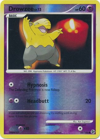 Drowzee - 65/106 - Common - Reverse Holo available at 401 Games Canada