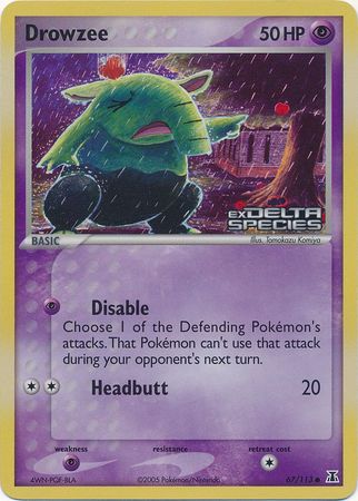 Drowzee - 67/113 - Common - Reverse Holo available at 401 Games Canada