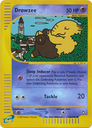 Drowzee - 74a/147 - Common - Reverse Holo available at 401 Games Canada