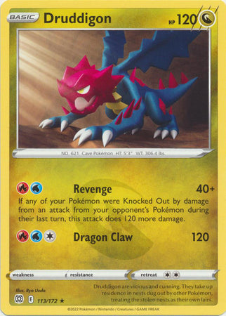 Druddigon - 113/172 - Rare available at 401 Games Canada