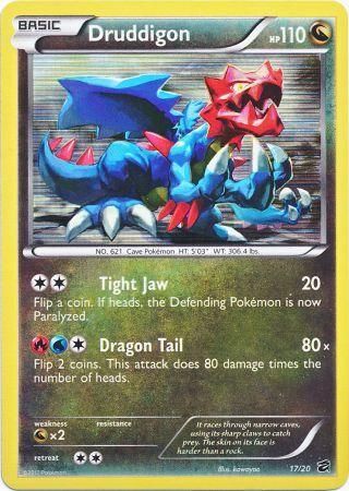 Druddigon - 17/20 - Holo available at 401 Games Canada