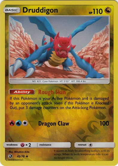 Druddigon - 45/70 - Uncommon - Reverse Holo available at 401 Games Canada