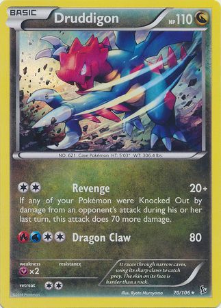 Druddigon - 70/106 - Holo Rare available at 401 Games Canada