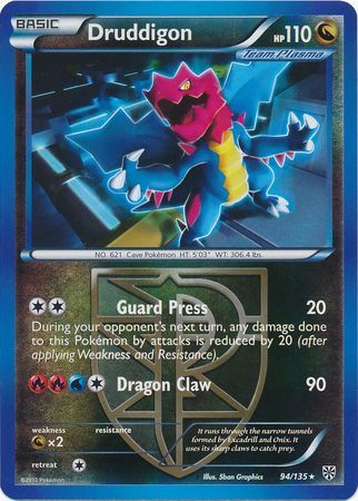 Druddigon - 94/135 - Rare - Reverse Holo available at 401 Games Canada